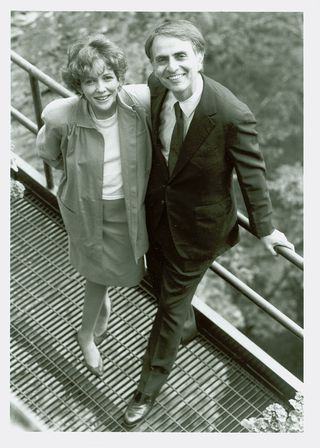 Ann Druyan and Carl Sagan, 1988