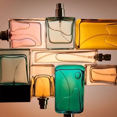 Selection of unnamed perfume bottles