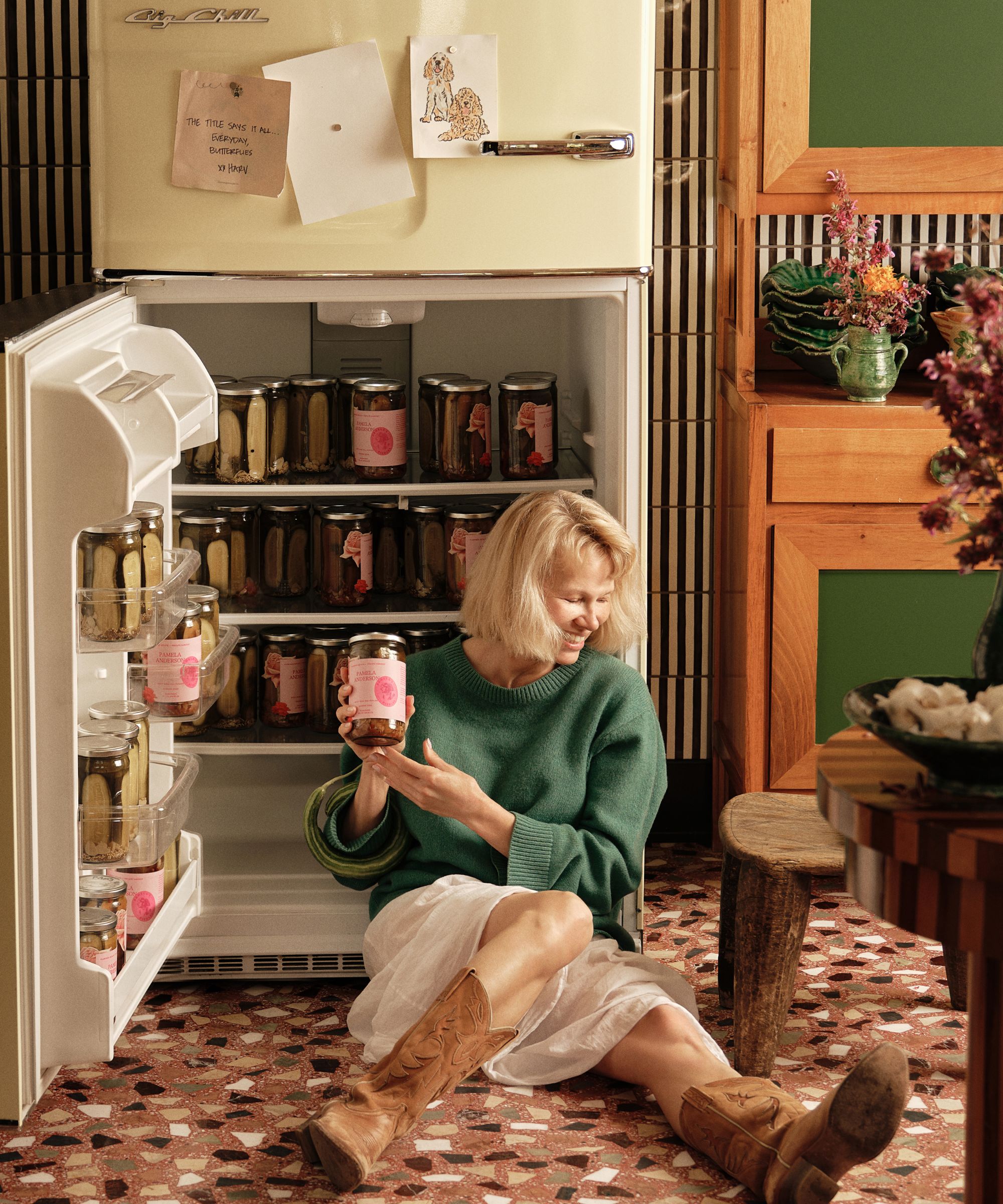 Pamela anderson and her pickles