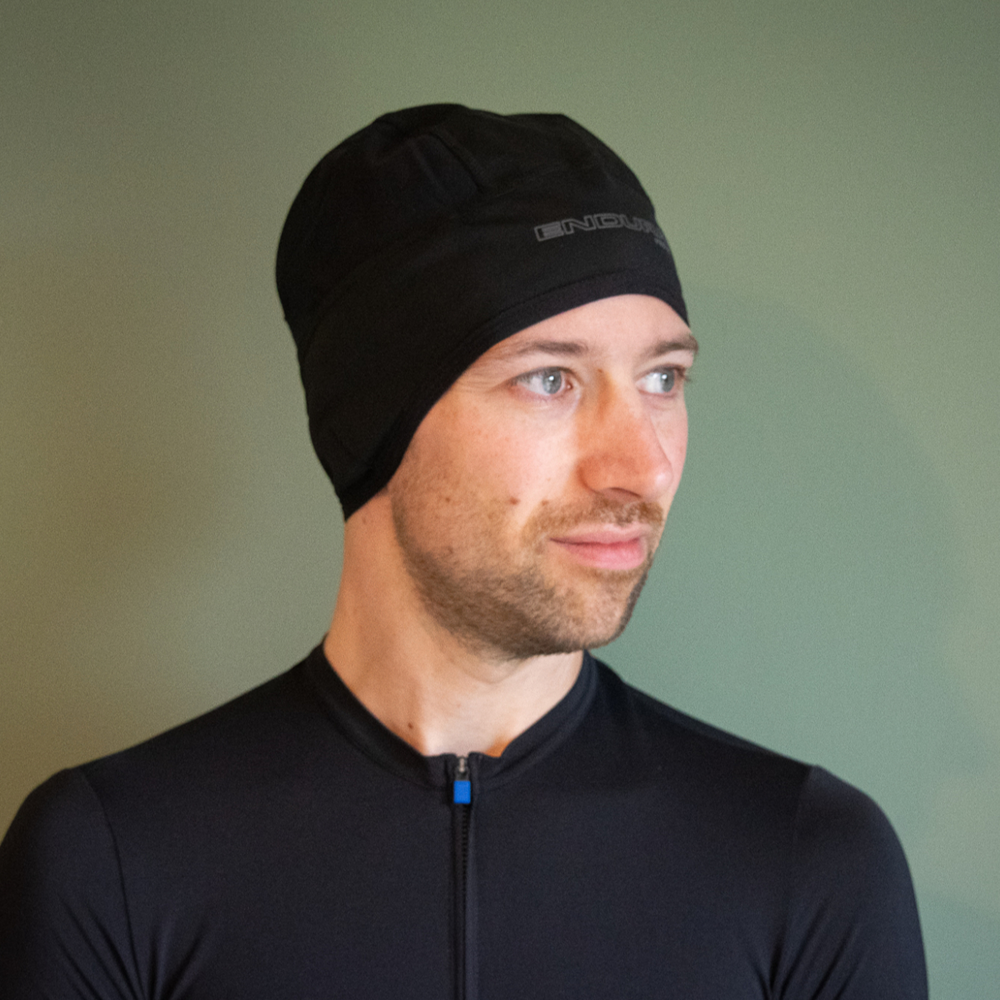 Endura Skull cap being worn by a white male