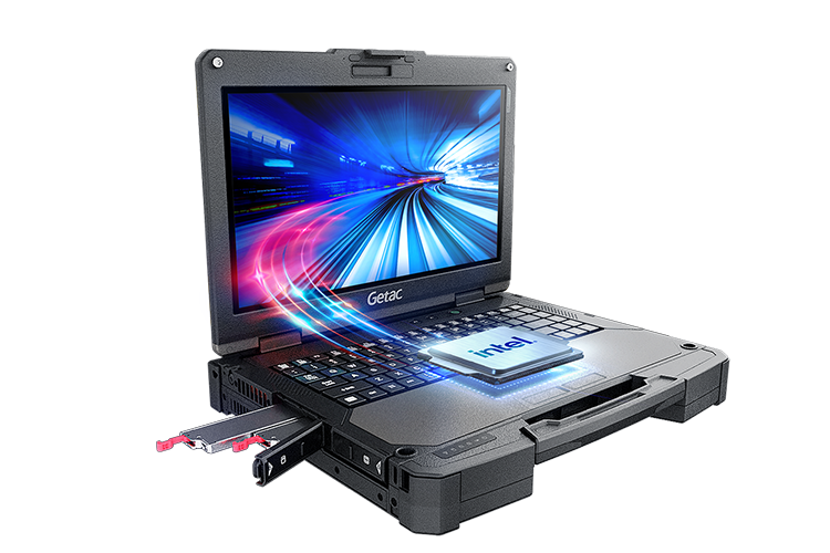 Getac B360 Pro (2023) valkoisella taustalla