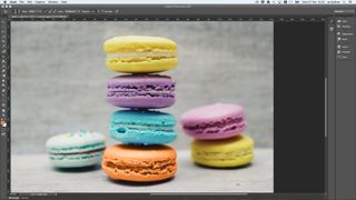 A stack of macaroons in a new colour