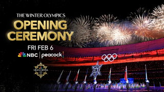 Graphic of the opening ceremony for the 2026 Winter Olympics