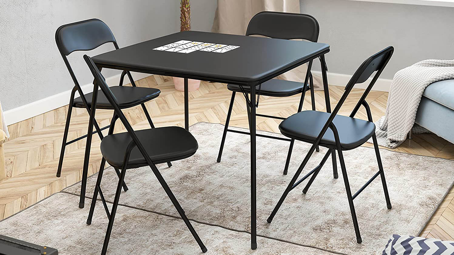 Folding chairs and table