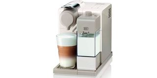 coffee machine with single serve capsule and lattissima touch
