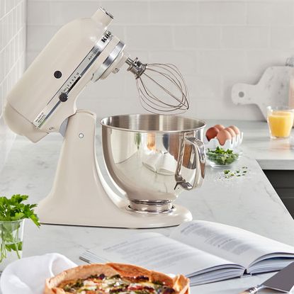 kitchenaid stand mixer in milkshake