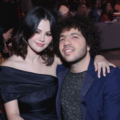 Selena Gomez and Benny Blanco attend the Second Annual Rare Impact Fund Benefit Supporting Youth Mental Health