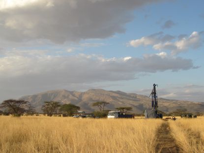  Drilling 139 meters down to volcanic rock provided scientists with a million-year environmental record.