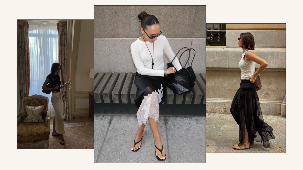 It's Sandal Season—5 Chic Styles That Pair Perfectly With Skirts