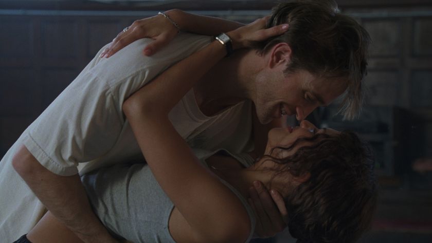 Robert Pattinson dipping Zendaya in The Drama