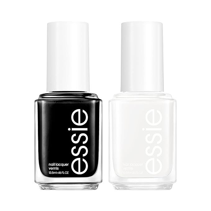 Essie, Nail Polish Kit - Licorice Black + Blanc White