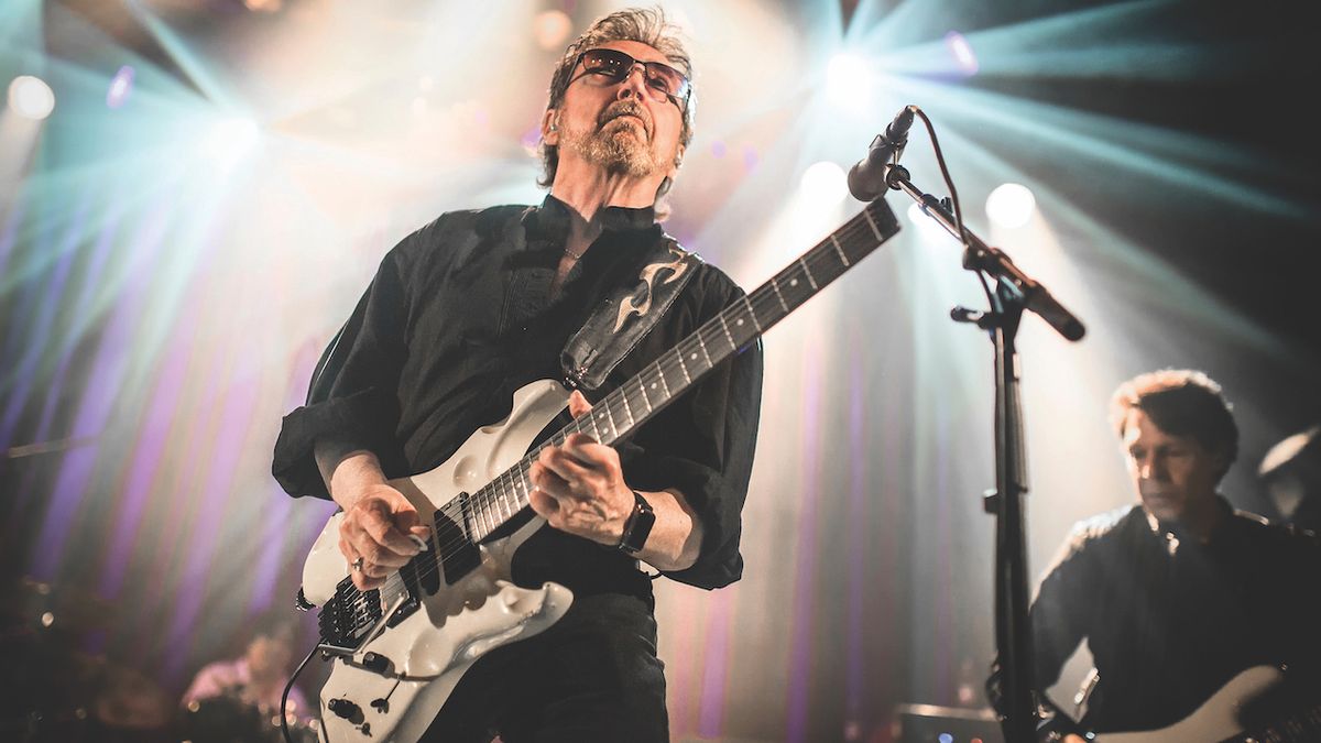 Buck Dharma performs with Blue Öyster Cult at Union Scene in Drammen, Norway on February 8, 2016