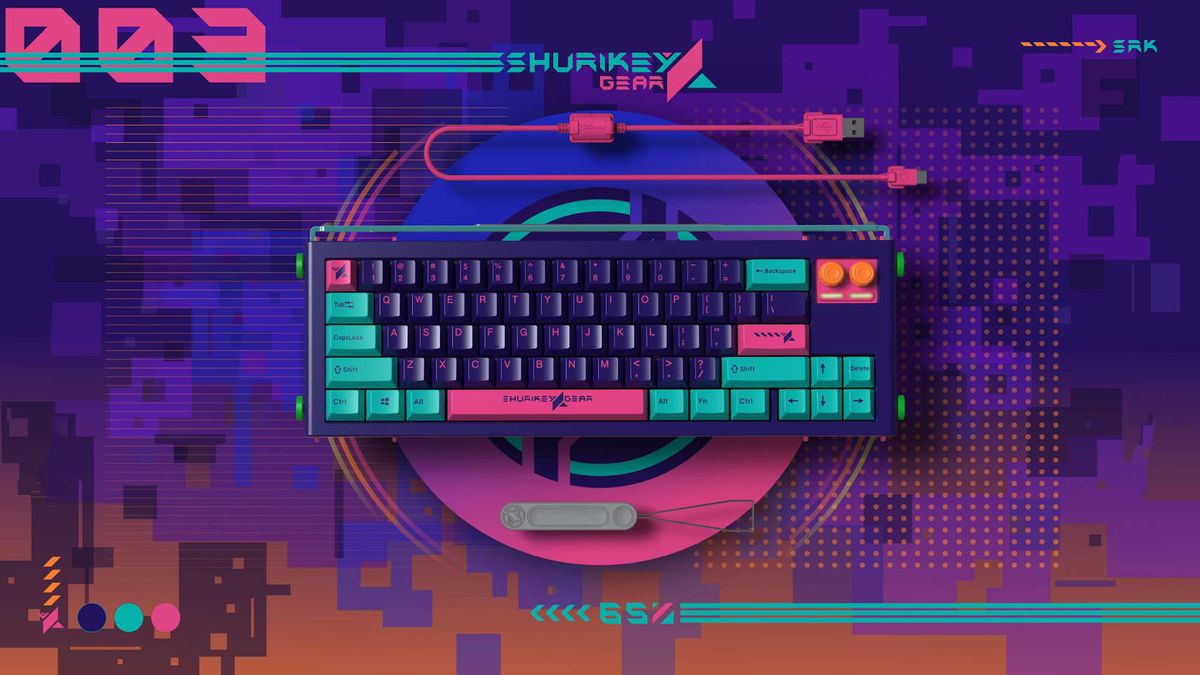 Shurikey Gear Hanzo mechanical keyboard
