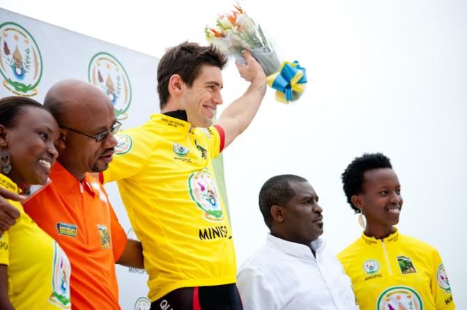 Remi Pelletier Roy (Team Quebecor Garneau) gets back the yellow jersey