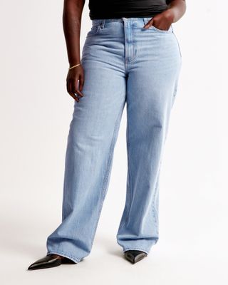 Abercrombie High Rise Loose Jean