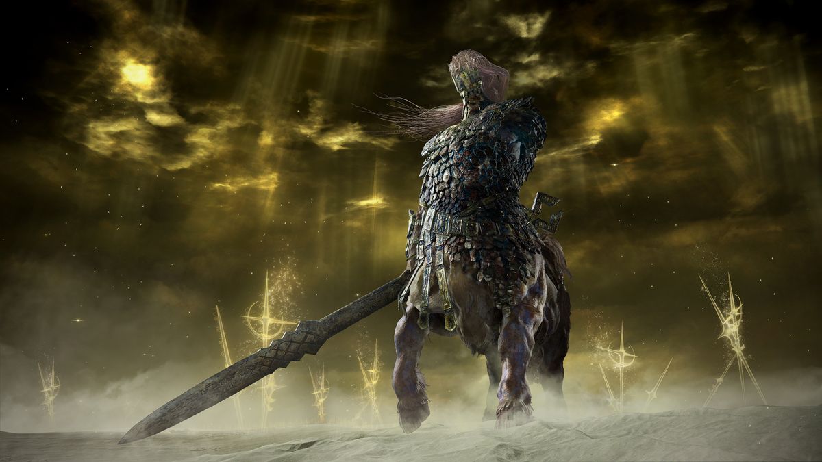 Elden Ring Nightreign screenshot showing a monstrous, terrifyingly large enemy