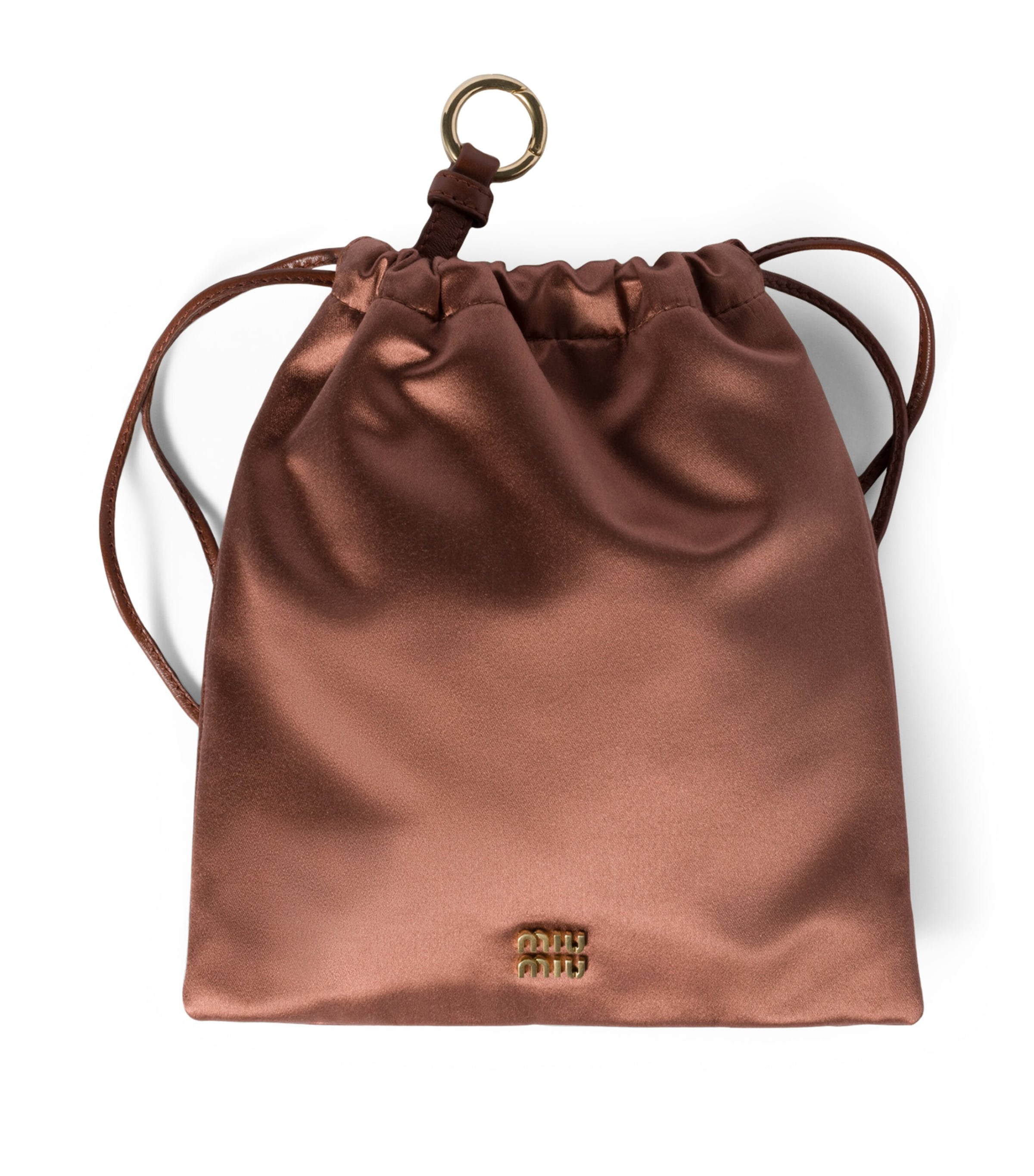 Miu Miu Satin Drawstring Pouch