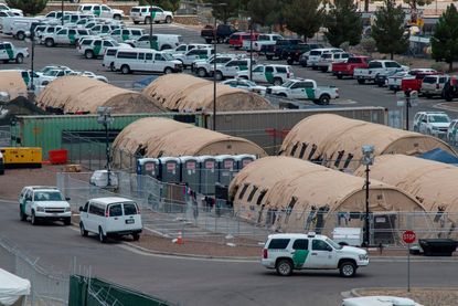 A border facility in El Paso.