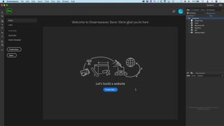 Adobe Dreamweaver: launch page