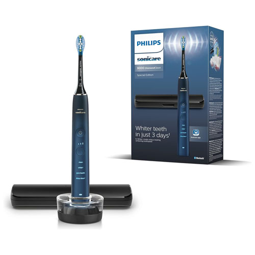 Philips sonicare diamondclean 9000 on white background