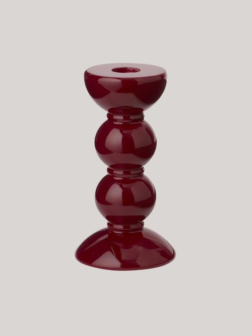 Medium Cherry Bobbin Candlestick