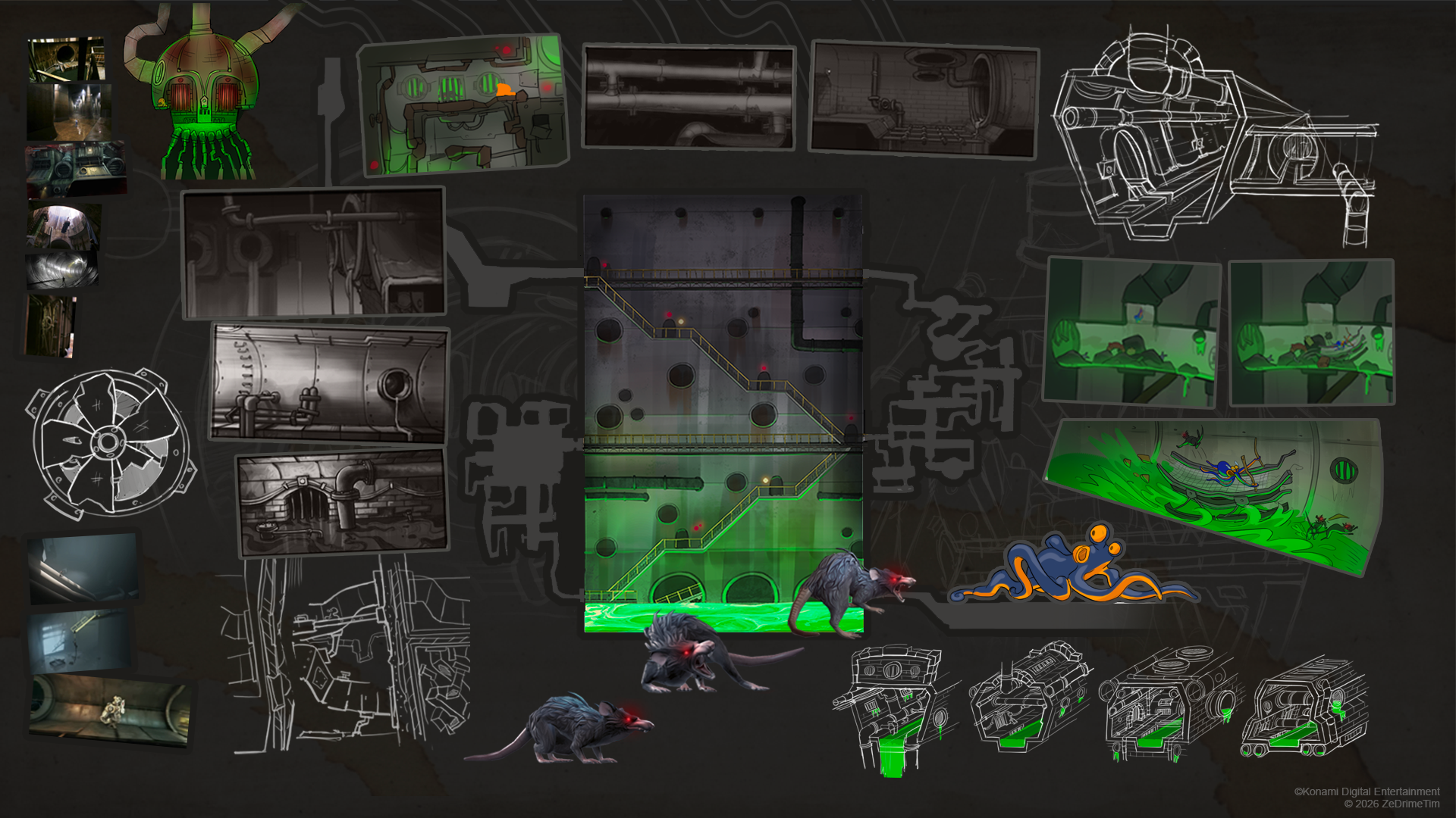 A cartoon octopus game