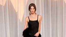 Karlie Kloss attends the Academy Museum 6th Annual Gala in Partnership with Rolex at Academy Museum of Motion Pictures on October 17, 2026 in Los Angeles, California.