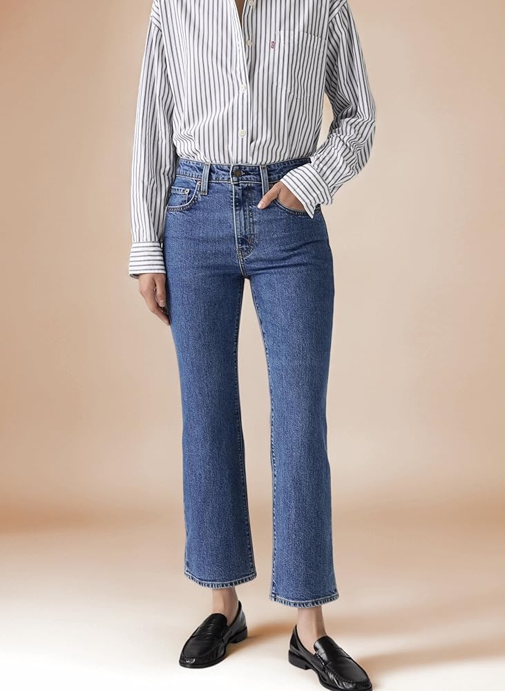 Levi's, Levi's Women's Jeans 275 High Rise, Bootcut Fit, Blue (mosey Mid Stone), W29/l27