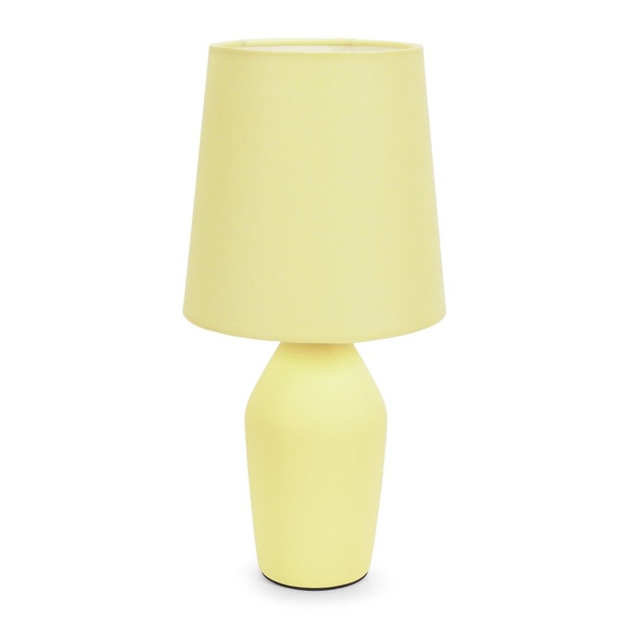 ValueLights Arlo Matte Yellow Table Lamp