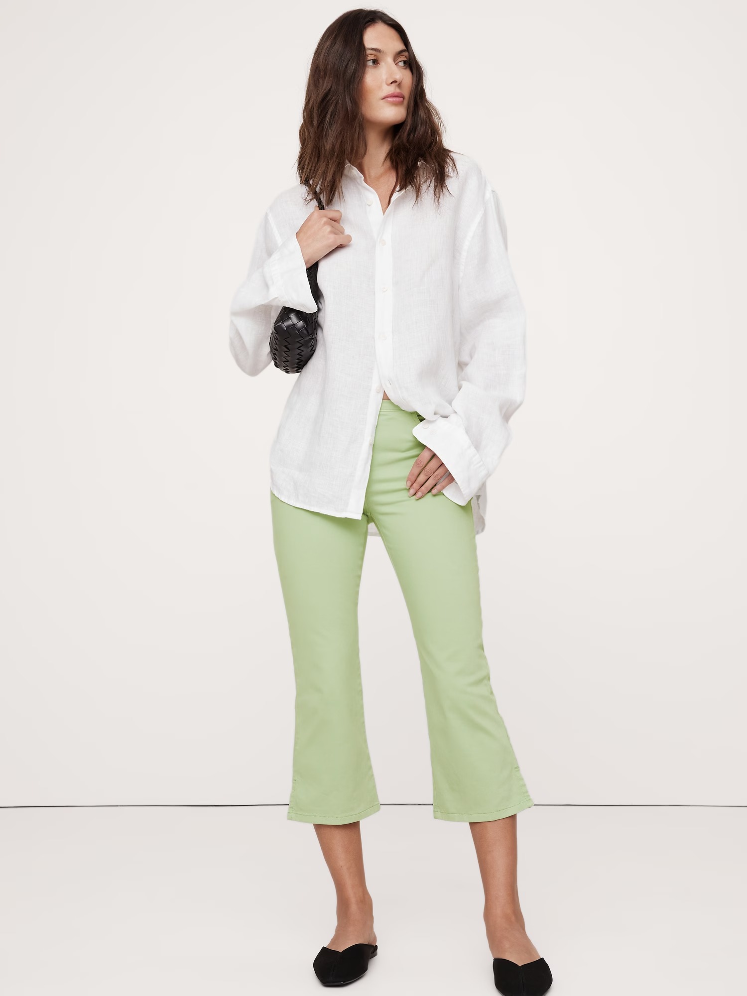 Banana Republic, Mid-Rise Cotton Capri