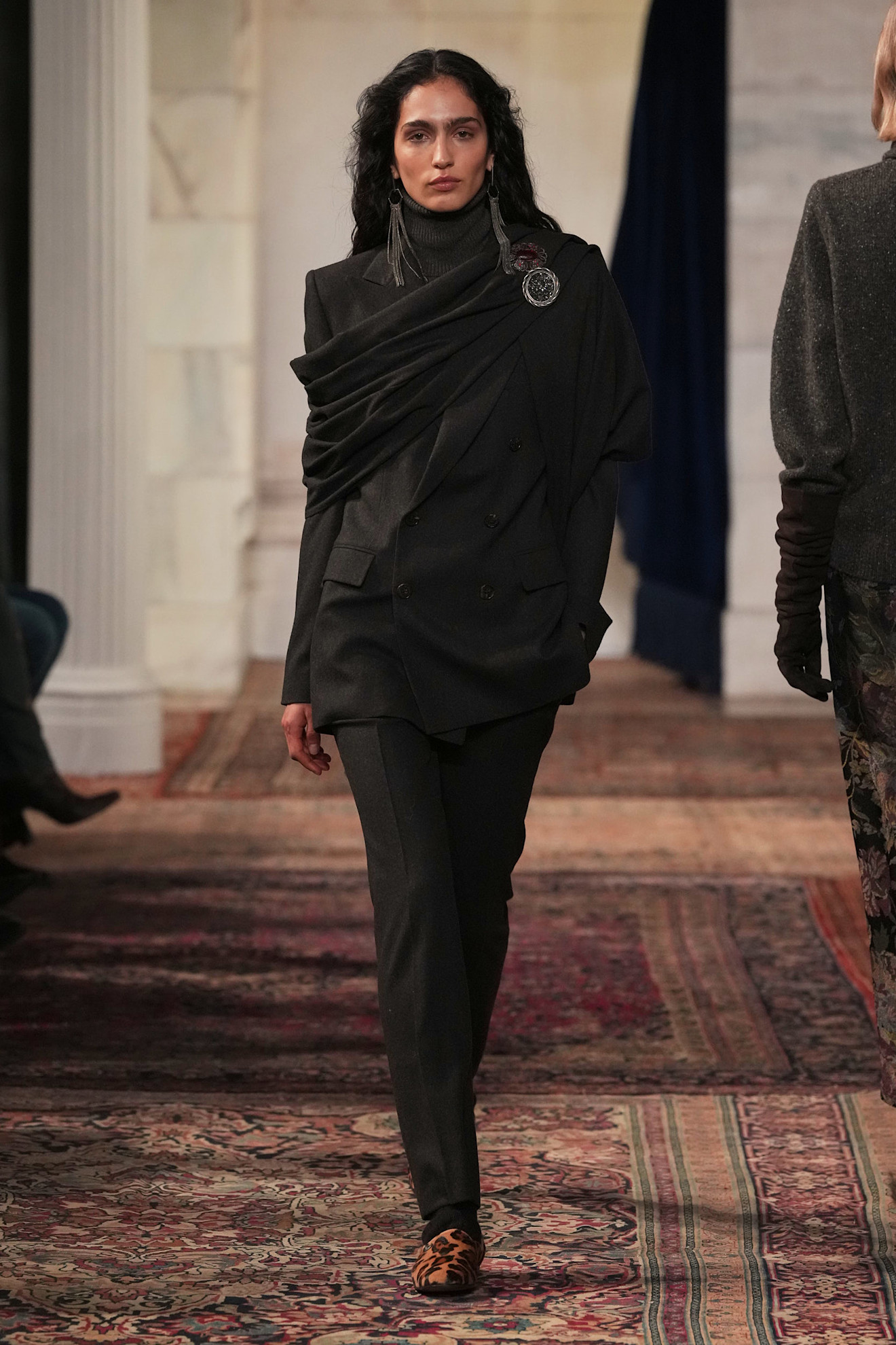 models walk the Ralph Lauren Fall 2026 runway