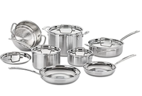 Cuisinart MCP-12N Multi-clad Pro Stainless Steel 12-Piece Cookware Set
