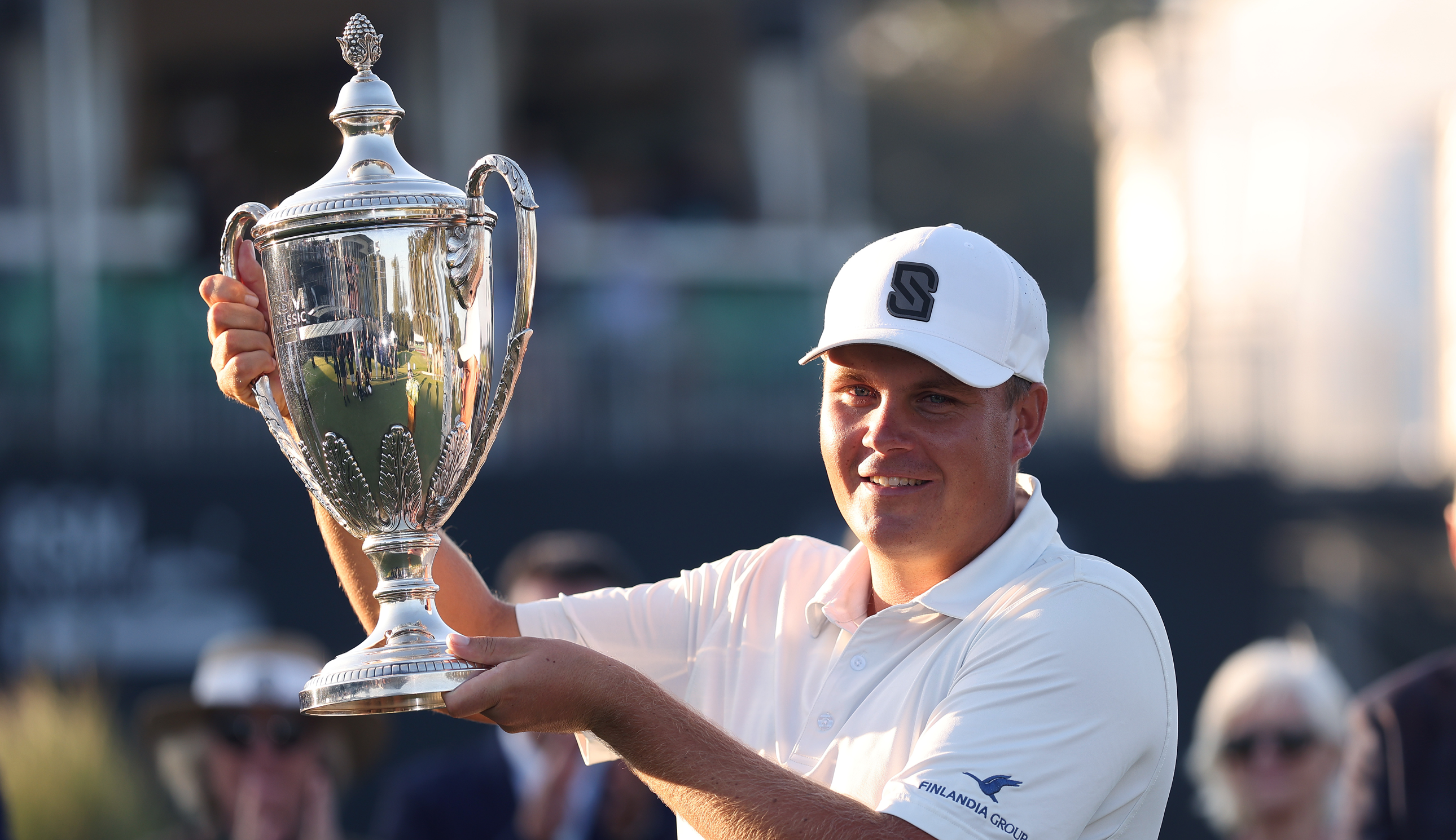 Sami Valimaki holds the RSM Classic trophy