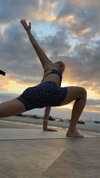 FIIT app review: Fitness writer Chloe Gray testing the FIIT app while abroad