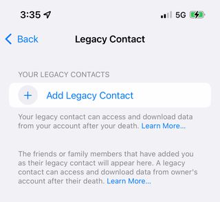Apple Legacy Contact