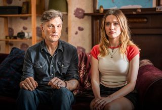 Daddy Issues on BBC3 stars Aimee Lou Wood while David Morrissey plays a grandad-to-be.