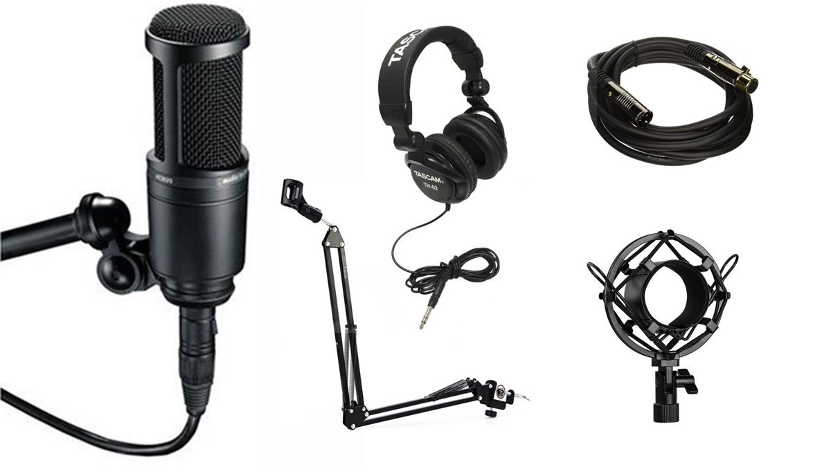 Black Friday pro audio deal AudioTechnica AT2020 mic bundle over 80