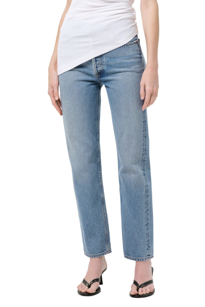 '90s Pinch Waist High Waist Straight Leg Jeans