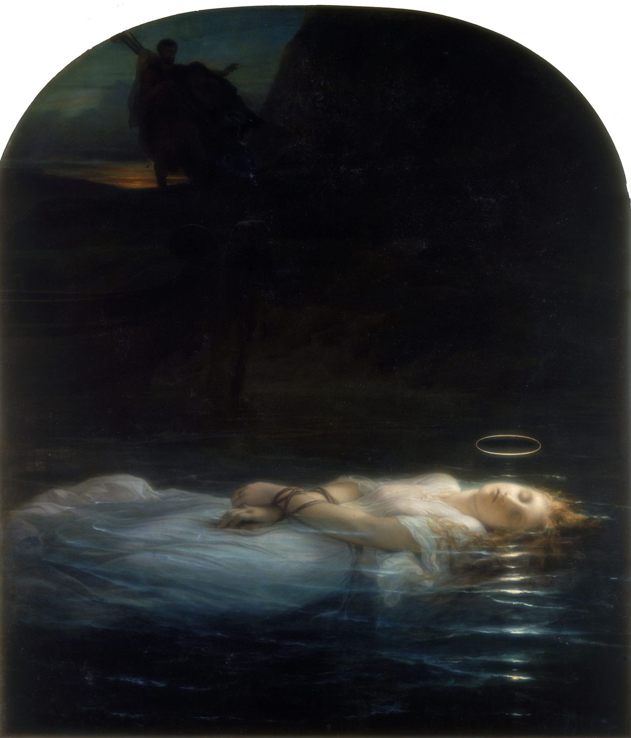 Paul Delaroche&#039;s painting &#039;The Young Martyr&#039;, 1855, 67¼in by 58in, The Louvre, Paris.