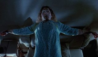 The Exorcist Regan levitates over her bed