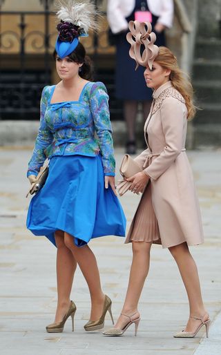 royal wedding guest eugenie beatrice