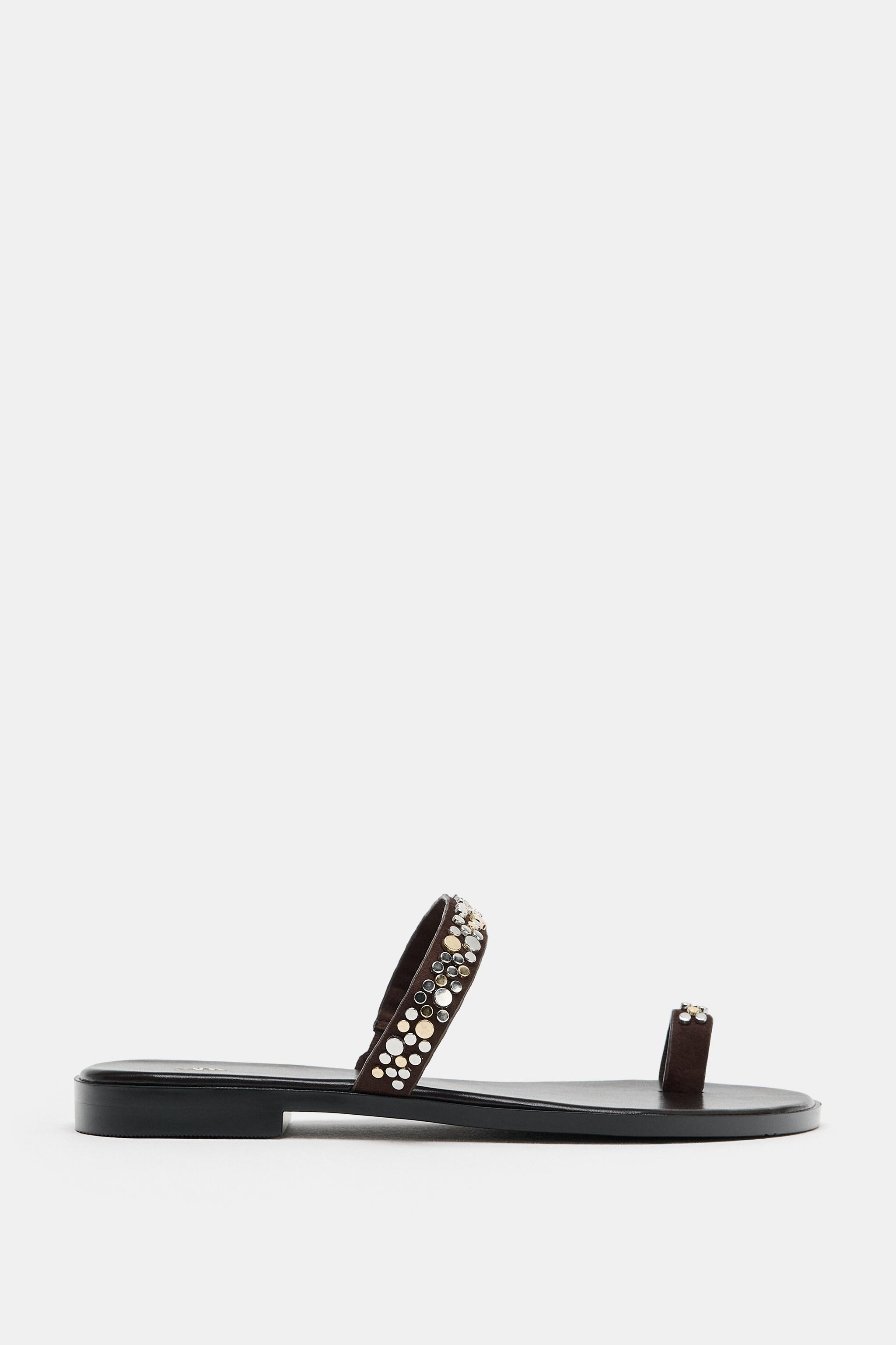 Flat Studded Sandals