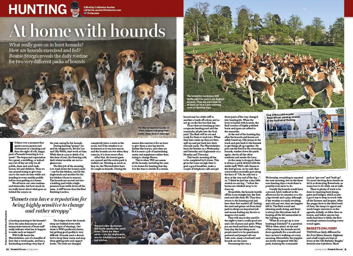 HT 3p kennel routine feature