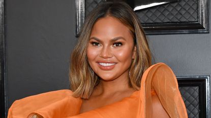 culver city, california november 09 chrissy teigen arrives at the 2019 baby2baby gala presented by paul mitchell at 3labs on november 09, 2019 in culver city, california photo by steve granitzwireimage