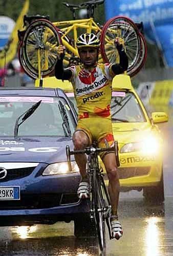 Piepoli soloed in to take today's stage