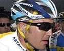 Yaroslav Popovych (Astana) following a hard day in the Dolomiti.
