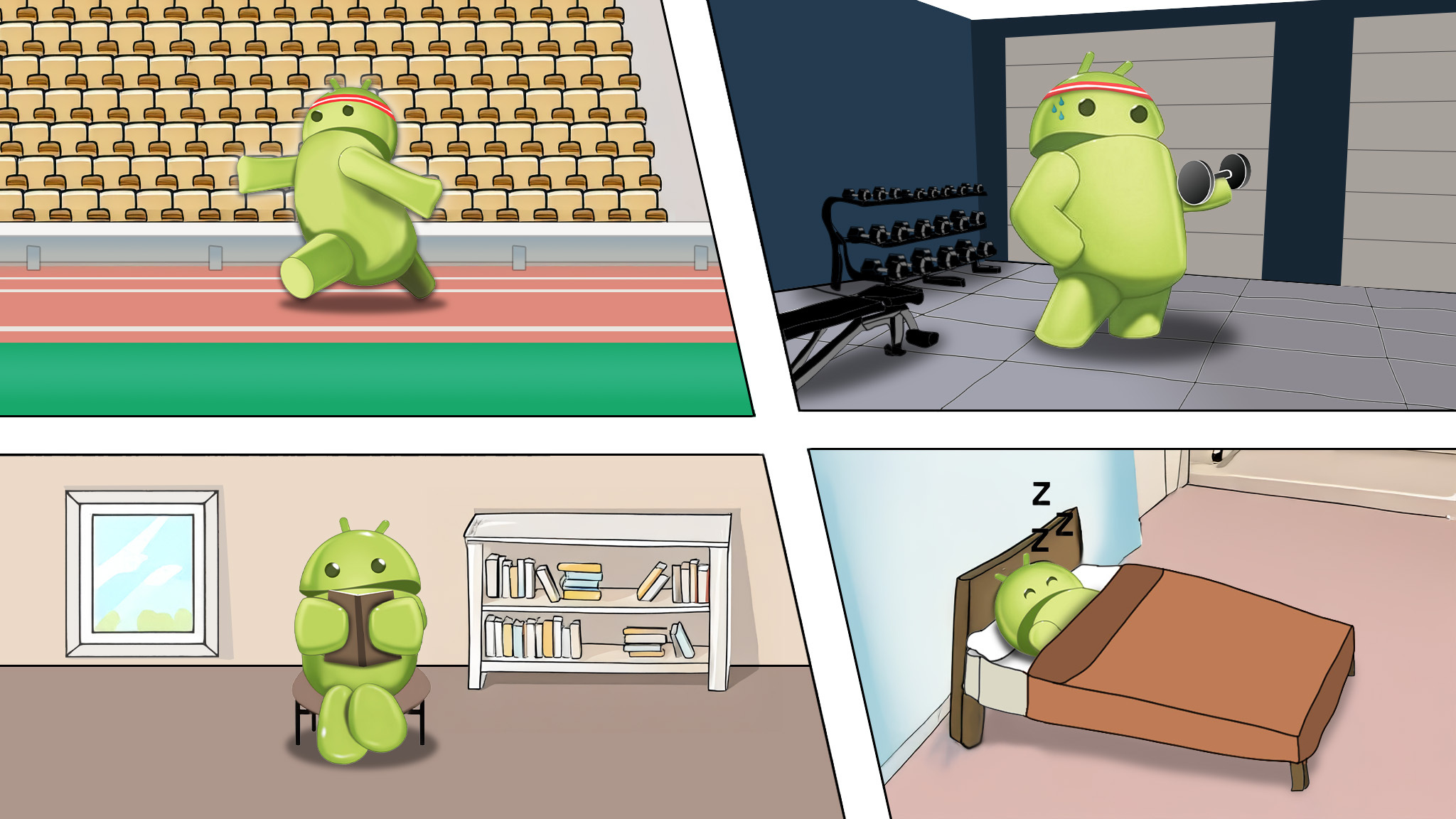 Lloyd is working out