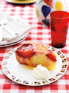 Peach-Upsidedown-cake recipe, Marie Claire