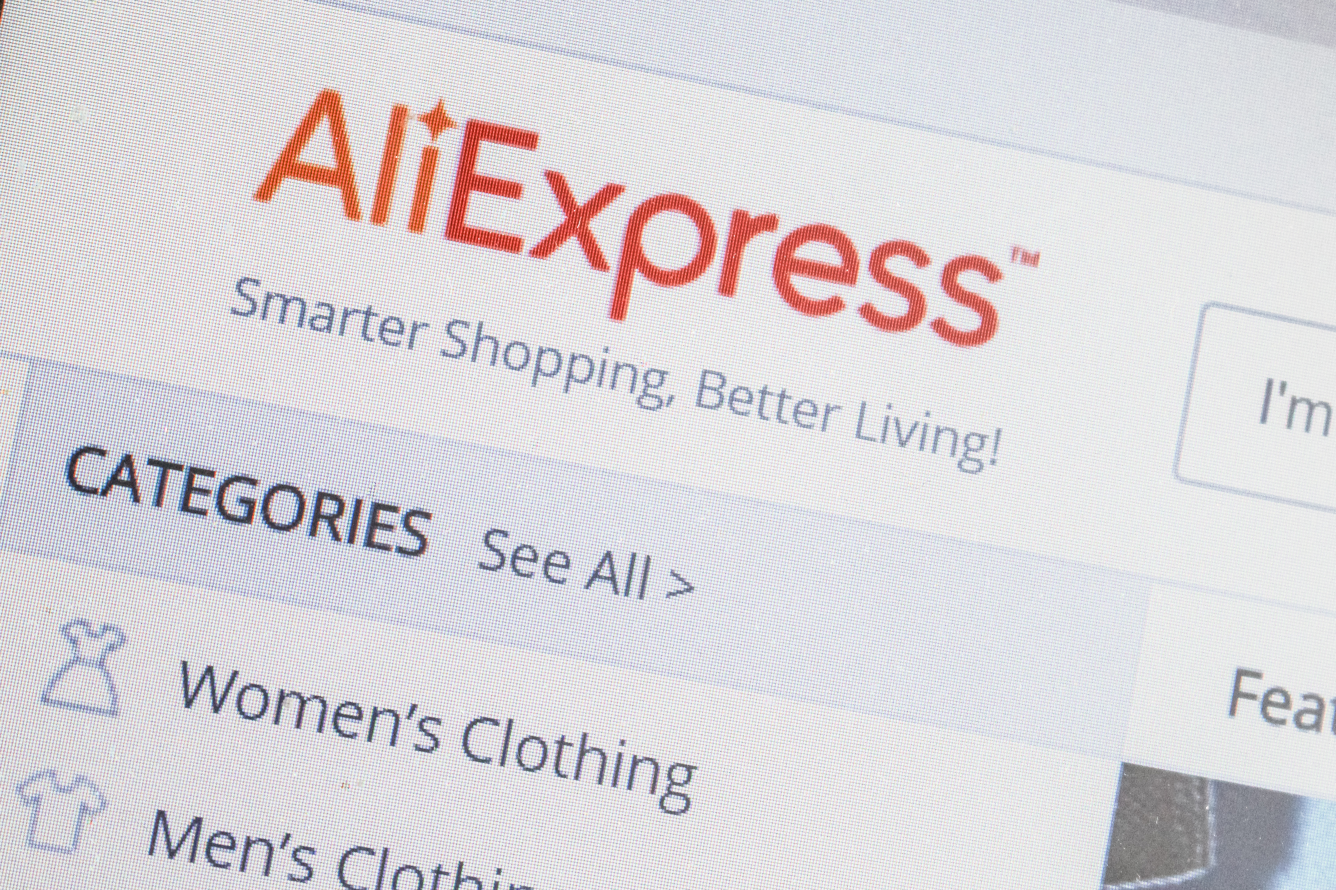 Aliexpress website and logo is seen on 14 July 2017 in Gdansk, Poland Aliexpress. (Photo by Michal Fludra/NurPhoto via Getty Images)