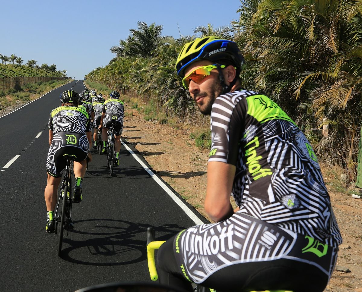 Ivan Basso enjoying a slower moment